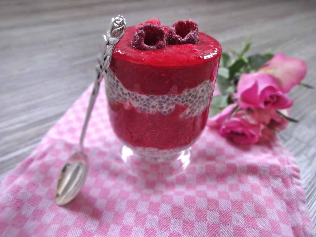 Himbeer Chia Pudding