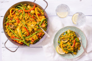 Vegetarische Paella - - rein pflanzlich, ohne raffinierten Zucker, glutenfrei, vegetarisch, vegan - de.heavenlynnhealthy.com