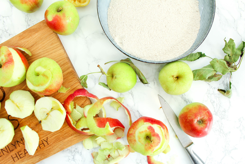 Der Beste Apfelkuchen - vegan, glutenfrei, ohne raffinierten Zucker