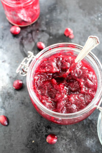 Linsen - "Hackbraten" mit Cranberry Sauce - vegan, glutenfrei, ohne raffinierten Zucker