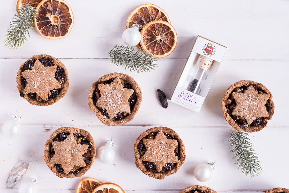 Gesunde Mince Pies - vegan, glutenfrei, rein pflanzlich, ohne ...