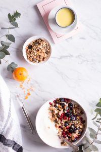 Orangen Granola - rein pflanzlich, vegan, glutenfrei, ohne raffinierten Zucker - de.heavenlynnhealthy.com