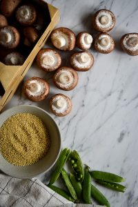 Schnelle Champignon-Hirse-Pfanne und ein Besuch beim REWE* Champignon-Produzenten - de.heavenlynnhealthy.com