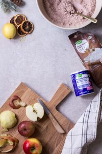 Apfel-Schoko-Gewürzkuchen - rein pflanzlich, vegan, glutenfrei, ohne raffinierten Zucker - de.heavenlynnhealthy.com