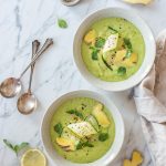 Erfrischende Avocado-Ingwer-Suppe – rein pflanzlich, vegan, glutenfrei, ohne raffinierten Zucker - de.heavenlynnhealthy.com