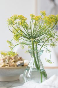 Pfifferlingspasta mit Cashew-Dill-Sauce - rein pflanzlich, vegan, glutenfrei, ohne raffinierten Zucker - de.heavenlynnhealthy.com