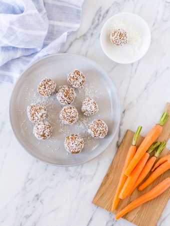Gesunde Carrot Cake Energy Balls – rein pflanzlich, vegan, glutenfrei, ohne raffinierten Zucker - de.heavenlynnhealthy.com