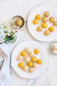 Mango Kokos Energy Balls – rein pflanzlich, vegan, glutenfrei, ohne raffinierten Zucker – de.heavenlynnhealthy.com