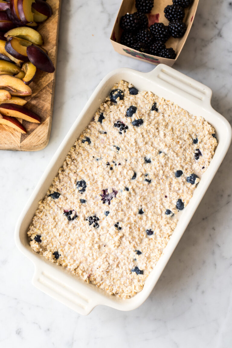 Spätsommerlicher Hafer-Pflaumen-Auflauf (Baked Oatmeal) - Heavenlynn ...